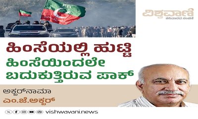 ಹಿಂಸೆಯಲ್ಲಿ ಹುಟ್ಟಿ, ಹಿಂಸೆಯಿಂದಲೇ ಬದುಕುತ್ತಿರುವ ಪಾಕ್