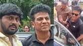 ನಟ ಶಿವಣ್ಣ ಕಾಲಿಗೆ ಬಿದ್ದು ಕ್ಷಮೆಯಾಚಿಸಿದ ಮಡೆನೂರು ಮನು