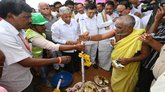 ಮಧುಗಿರಿ ರೈಲ್ವೆ ನಿಲ್ದಾಣ ಕಾಮಗಾರಿಗೆ ಸಚಿವ ವಿ. ಸೋಮಣ್ಣ ಶಂಕುಸ್ಥಾಪನೆ