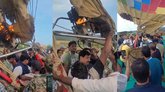 ಸಿಎಂ ಇದ್ದ ಹಾಟ್ ಏರ್ ಬಲೂನ್‌ಗೆ ಬೆಂಕಿ!