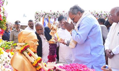 ಶೋಷಿತ ವರ್ಗಗಳ ಹಕ್ಕುಗಳಿಗಾಗಿ ಅಂಬೇಡ್ಕರ್‌ ಹೋರಾಡಿದರು: ಸಿಎಂ