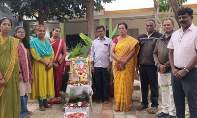 ಪೋಶೆಟ್ಟಿಹಳ್ಳಿ ಸರ್ಕಾರಿ ಪ್ರೌಢಶಾಲೆಯಲ್ಲಿ ವಾಲ್ಮೀಕಿ ಜಯಂತಿ ಆಚರಣೆ