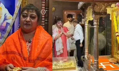 ಶಿರಡಿ ಸಾಯಿಬಾಬಾಗೆ ಚಿನ್ನದ ಕಿರೀಟ ನೀಡಿದ ನಟಿ ಮಾಲಾಶ್ರೀ!