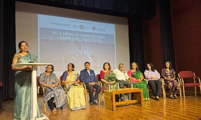 ಮಣಿಪಾಲ್ ಆಸ್ಪತ್ರೆ ವತಿಯಿಂದ ವಿದ್ಯಾರ್ಥಿಗಳಿಗೆ ಸಿಪಿಆರ್ ತರಬೇತಿ
