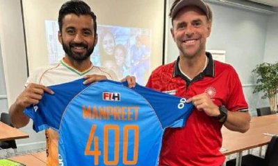 400ನೇ ಅಂತಾರಾಷ್ಟ್ರೀಯ ಹಾಕಿ ಪಂದ್ಯ ಪೂರ್ಣಗೊಳಿಸಿದ ಮನ್‌ಪ್ರೀತ್‌ ಸಿಂಗ್‌