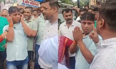 ಮರಾಠಿ ಮಾತನಾಡಲ್ಲ ಎಂದಿದ್ದಕ್ಕೆ ಕಪಾಳಕ್ಕೇ ಹೊಡೆದರು!