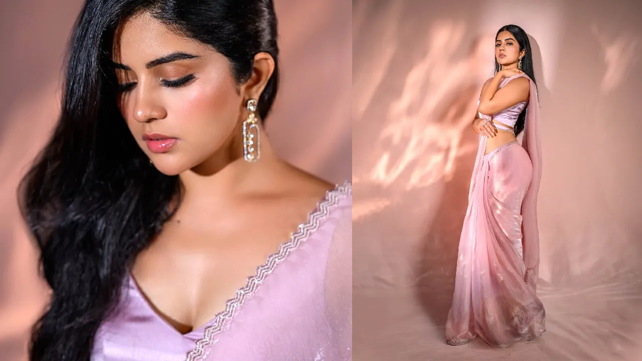 Megha Shetty:  ಸೀರೆಯುಟ್ಟು ಸೊಂಟ ಬಳುಕಿಸಿದ ಮೇಘಾ ಶೆಟ್ಟಿ; ಪಡ್ಡೆ ಹುಡುಗರು ಫಿದಾ - Image 4