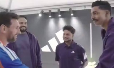 ಟೀಮ್‌ ಇಂಡಿಯಾ ಜೆರ್ಸಿಯಲ್ಲಿ ಮೆಸ್ಸಿ ಕಂಡು ದಂಗಾದ ಕುಲ್‌ದೀಪ್‌ ಯಾದವ್‌