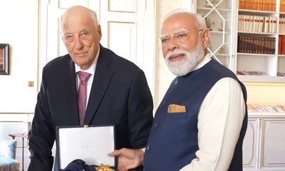 ನಾರ್ವೆಯ ಅತ್ಯುನ್ನತ ಗೌರವ ಸ್ವೀಕರಿಸಿದ ಪ್ರಧಾನಿ ಮೋದಿ