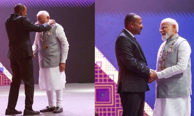 ಪ್ರಧಾನಿ ಮೋದಿಗೆ ಇಥಿಯೋಪಿಯಾದ ಅತ್ಯುನ್ನತ ಗೌರವ