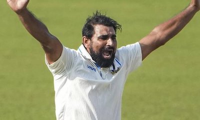 ರಣಜಿ ಟ್ರೋಫಿ ಕ್ವಾರ್ಟರ್ ಫೈನಲ್‌; ಬಂಗಾಳ ತಂಡದಲ್ಲಿ ಶಮಿಗೆ ಸ್ಥಾನ