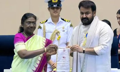 ದಾದಾಸಾಹೇಬ್ ಫಾಲ್ಕೆ ಪ್ರಶಸ್ತಿ ಪಡೆದ ಮೋಹನ್ ಲಾಲ್