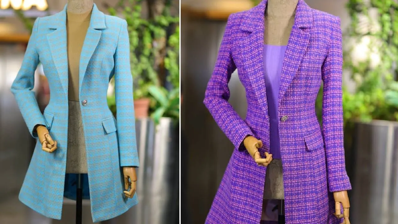 Monsoon Fashion 2025: ಮಾನ್ಸೂನ್‌ನಲ್ಲಿ ಟ್ರೆಂಡಿಯಾದ ಬಣ್ಣಬಣ್ಣದ ಲಾಂಗ್ ಸ್ಲಿಮ್ ಫಿಟ್ ಬ್ಲೇಜರ್ ಫ್ಯಾಷನ್ - Image 3