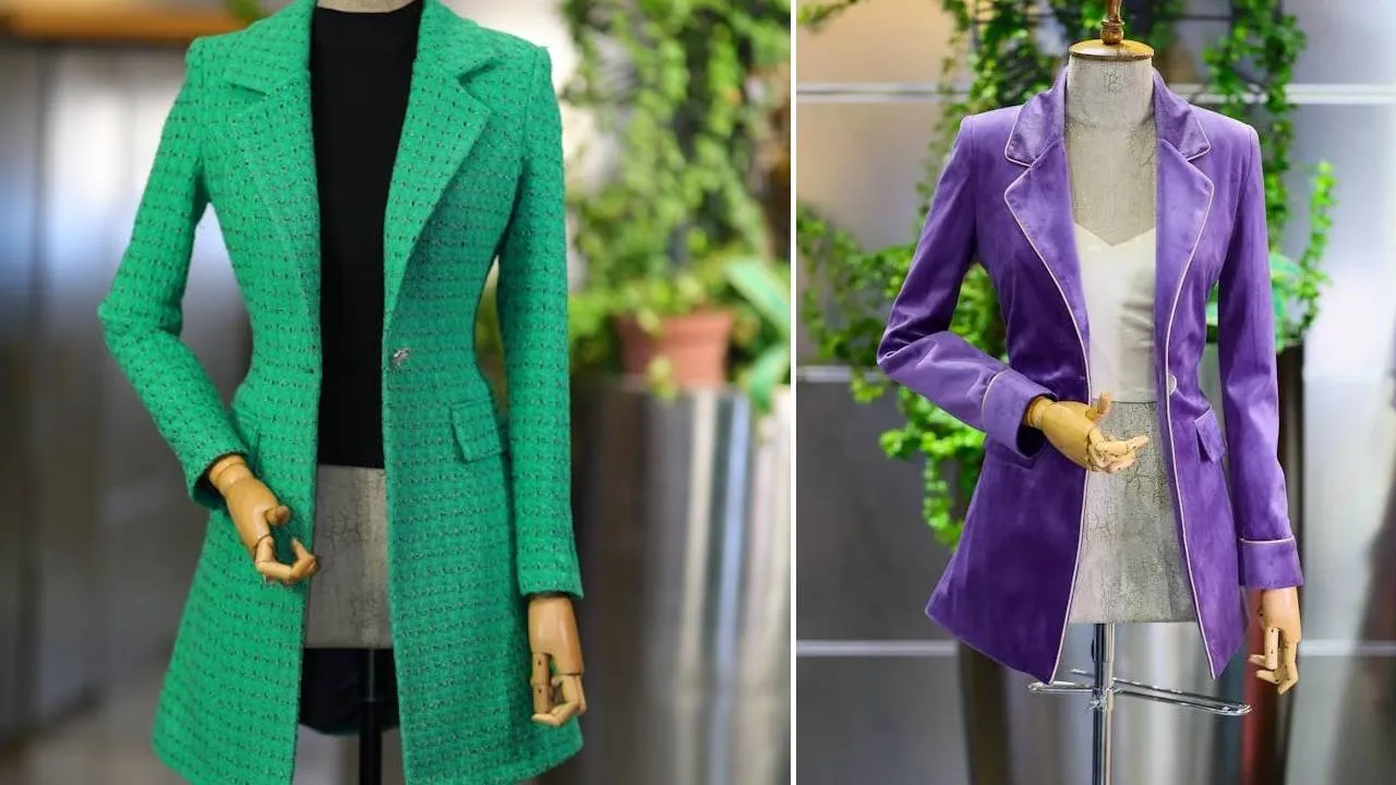 Monsoon Fashion 2025: ಮಾನ್ಸೂನ್‌ನಲ್ಲಿ ಟ್ರೆಂಡಿಯಾದ ಬಣ್ಣಬಣ್ಣದ ಲಾಂಗ್ ಸ್ಲಿಮ್ ಫಿಟ್ ಬ್ಲೇಜರ್ ಫ್ಯಾಷನ್ - Image 4