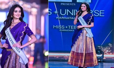 ಮಿಸ್‌ ಯೂನಿವರ್ಸ್ ಇಂಡಿಯಾ ಮಣಿಕಾ ವಿಶ್ವಕರ್ಮ ಫ್ಯಾಷನ್‌ ಟಾಕ್‌