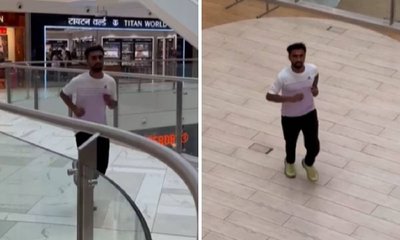 ಮೈದಾನ ಬಿಟ್ಟು ಮಾಲ್ ಒಳಗೆ ಜಾಗಿಂಗ್ ಮಾಡಿದ ಯುವಕ! ವಿಡಿಯೋ ವೈರಲ್