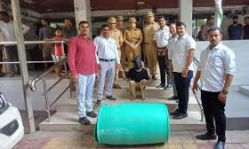 ಗ್ರೀನ್ ಡ್ರಮ್‌ನಲ್ಲಿ ಯುವಕನ ಶವ ಪತ್ತೆ..!