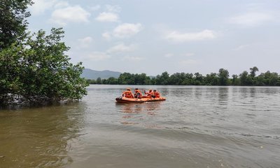 ನೀರಿನಲ್ಲಿ ಕೊಚ್ಚಿ ಹೋಗಿ ಕಾಣೆಯಾದ ಯುವಕನಿಗಾಗಿ ಶೋಧ
