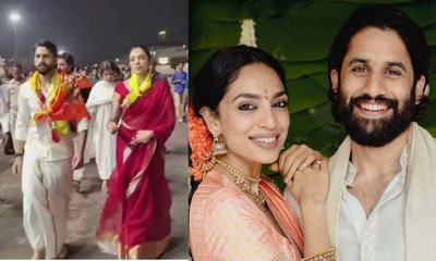 ಪುರಿ ಜಗನ್ನಾಥ ದೇವಸ್ಥಾನಕ್ಕೆ ಭೇಟಿ ನೀಡಿ ದರ್ಶನ ಪಡೆದ ನಾಗ ಚೈತನ್ಯ ದಂಪತಿ