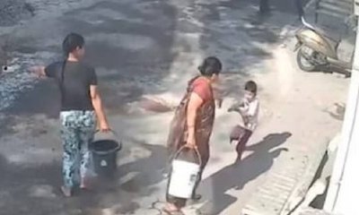 ಹೋಳಿ ಹಬ್ಬದಂದು ಮೊಮ್ಮಗನ ಮೇಲೆ ಬಿಸಿ ನೀರು ಎರಚಿದ ಮಹಿಳೆ!