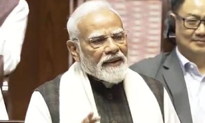 ರಾಜ್ಯಸಭೆಯಲ್ಲಿ ವಿಪಕ್ಷಗಳ ಗದ್ದಲದ ನಡುವೆಯೂ ಮೋದಿ ಅಬ್ಬರ