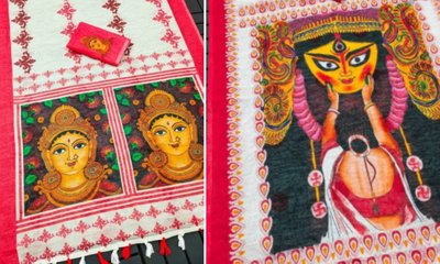 ನವರಾತ್ರಿಗೆ ನವದುರ್ಗಾ ಚಿತ್ತಾರದ ಸೀರೆಗಳ ಆಗಮನ
