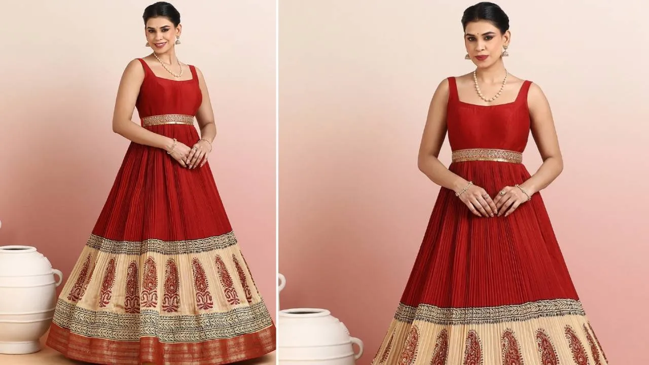 Navaratri Fashion 2025: ನವರಾತ್ರಿಯ ಸಂಭ್ರಮಕ್ಕೆ ಜತೆಯಾಗಲು ಬಂದ ಎಥ್ನಿಕ್ ಗೌನ್ಸ್ - Image 3
