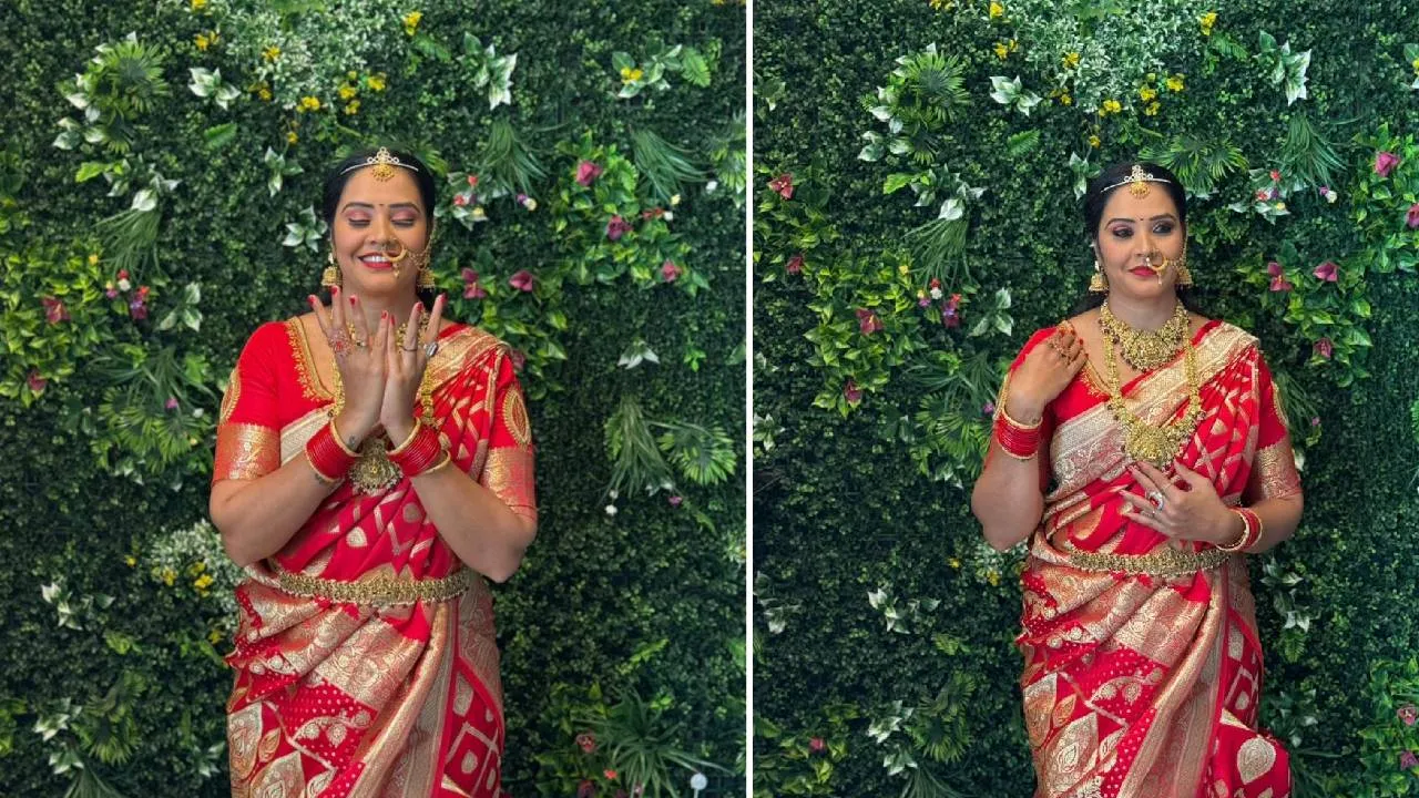 Navaratri Fashion 2025: ನವರಾತ್ರಿಯಲ್ಲಿ ಕೆಂಪು ವರ್ಣದ ಕಮಾಲ್! - Image 3