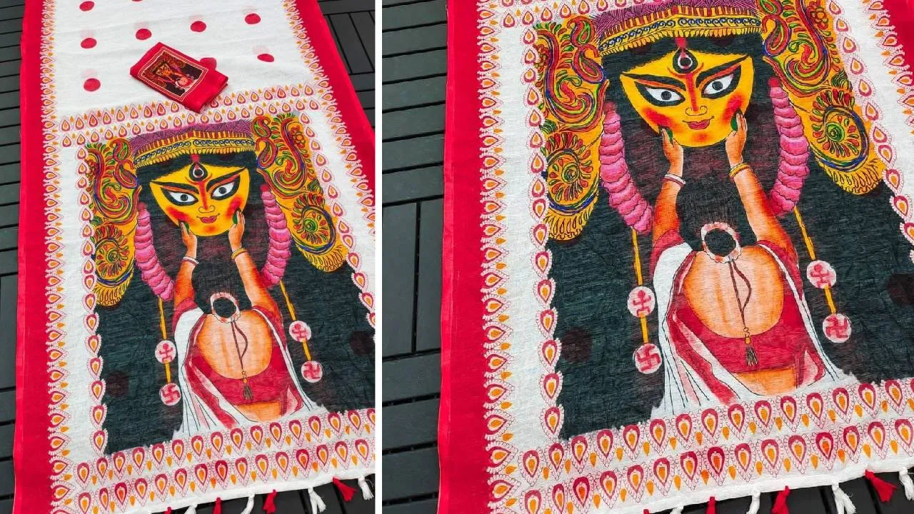 Navaratri Fashion 2025: ನವರಾತ್ರಿಗೆ ನವದುರ್ಗಾ ಚಿತ್ತಾರದ ಸೀರೆಗಳ ಆಗಮನ - Image 4