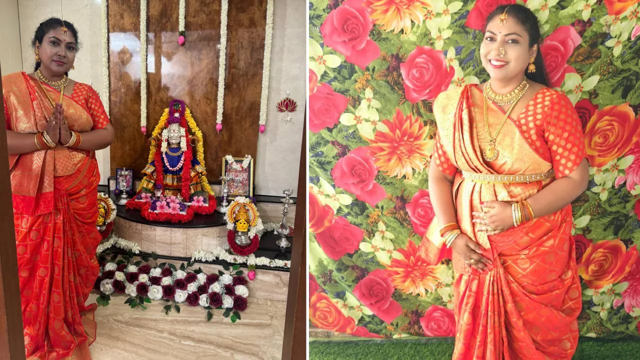 Navaratri Fashion 2025: ನವರಾತ್ರಿಯಲ್ಲಿ ನಿಮ್ಮನ್ನು ಬ್ರೈಟ್ ಆಗಿ ಬಿಂಬಿಸುವ ಆರೆಂಜ್ ವರ್ಣ - Image 1