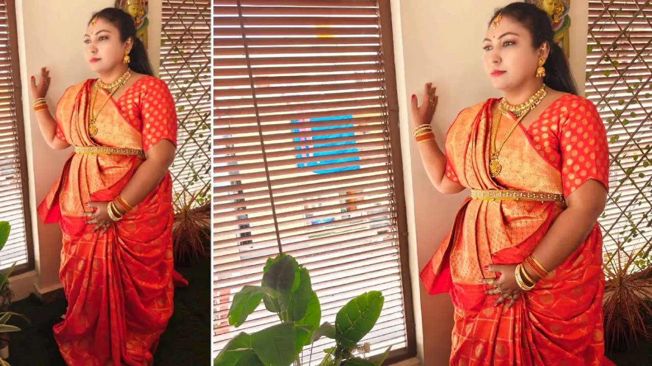 Navaratri Fashion 2025: ನವರಾತ್ರಿಯಲ್ಲಿ ನಿಮ್ಮನ್ನು ಬ್ರೈಟ್ ಆಗಿ ಬಿಂಬಿಸುವ ಆರೆಂಜ್ ವರ್ಣ - Image 3