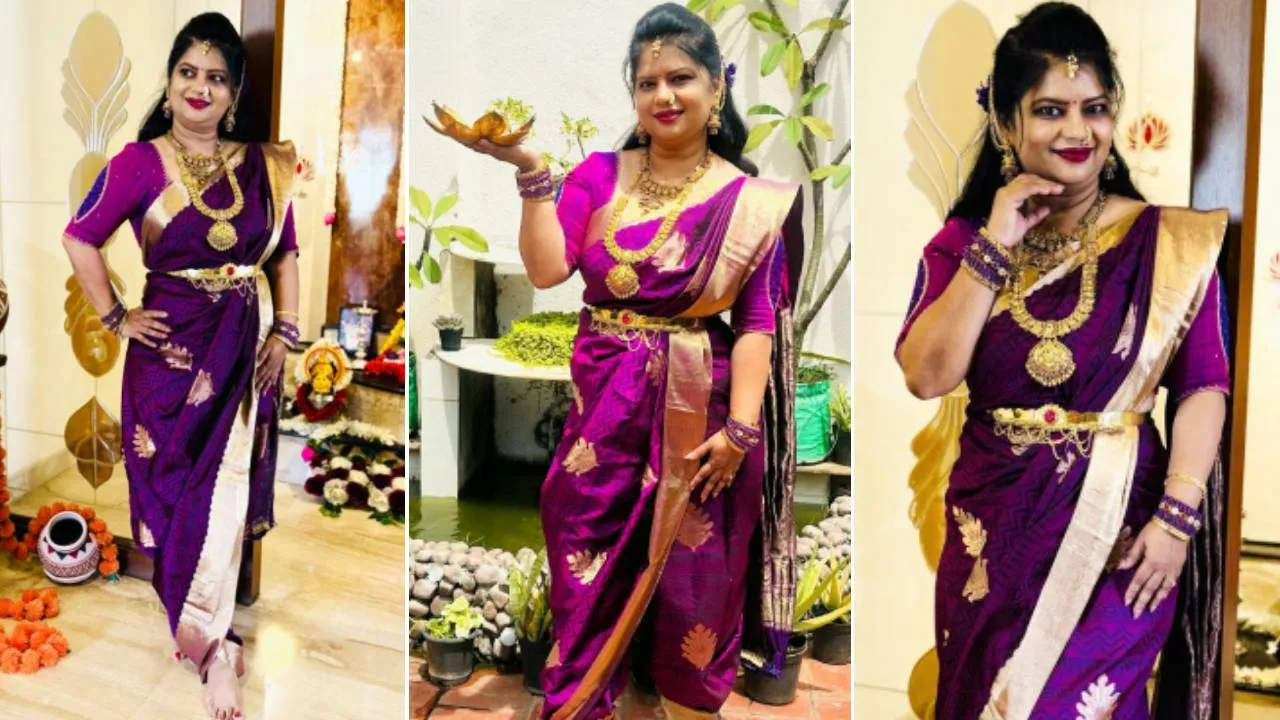 Navaratri Fashion 2025: ನವರಾತ್ರಿಯಲ್ಲಿ ನೇರಳೆ ಬಣ್ಣದ ಜಾದೂ