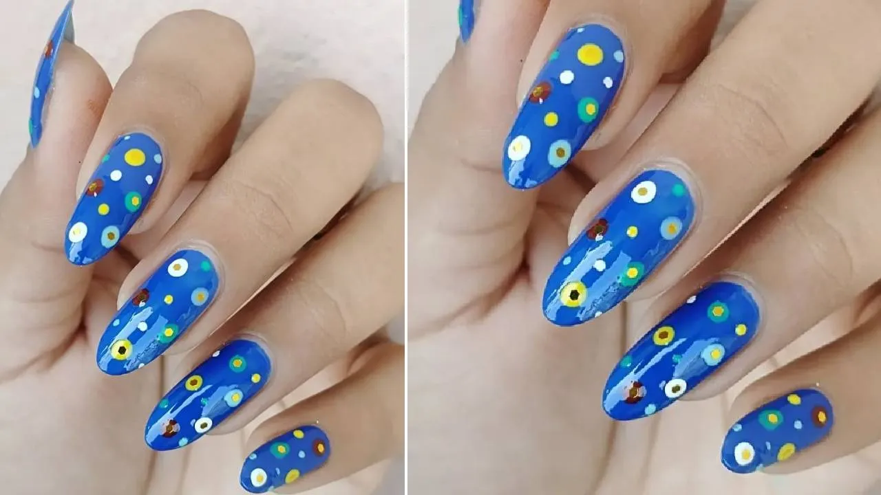 Navaratri Nailart 2025: ಬ್ಯೂಟಿ ಲೋಕದಲ್ಲಿ ಟ್ರೆಂಡಿಯಾಯ್ತು ನವರಾತ್ರಿ ನೇಲ್ ಆರ್ಟ್ - Image 3