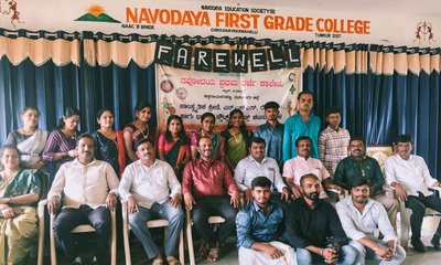 ನವೋದಯ ಪದವಿ ಕಾಲೇಜಿನಲ್ಲಿ ಸಮಾರೋಪ ಸಮಾರಂಭ