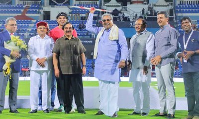 ನೀರಜ್ ಚೋಪ್ರಾ ಕ್ಲಾಸಿಕ್- 2025; ವಿಜೇತರಿಗೆ ಪದಕ ಪ್ರದಾನ