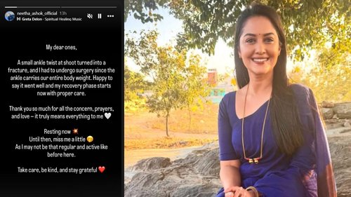 Naa Ninna Bidalaare Serial Neetha Ashok injury