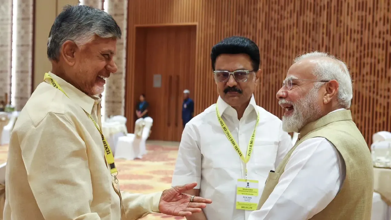 Neeti Ayoga Meeting: ಕೇಂದ್ರ, ರಾಜ್ಯ ಸರ್ಕಾರಗಳು ಟೀ ಇಂಡಿಯಾದ ರೀತಿಯಲ್ಲಿ ಕೆಲಸ ಮಾಡಬೇಕು; ನೀತಿ ಆಯೋಗದ ಸಭೆಯಲ್ಲಿ ಒಗ್ಗಟ್ಟಿನ ಮಂತ್ರ ಪಠಿಸಿದ ಮೋದಿ - Image 5