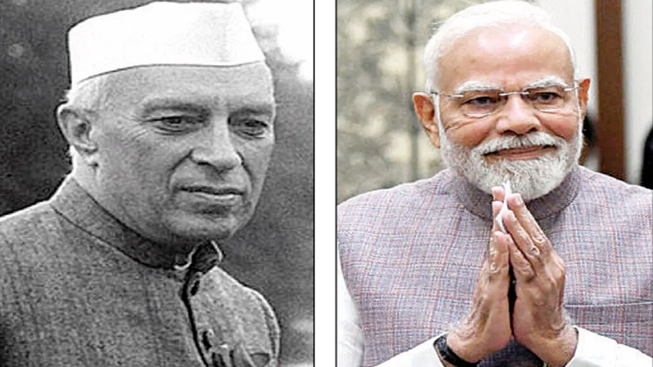Nehru and Modi