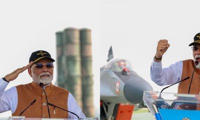 ಮಿಗ್‌ ಫೈಟರ್‌ ಜೆಟ್‌, S-400 ಜೊತೆ ಮೋದಿ ಫೋಟೋ-ಏನಿದರ ಅರ್ಥ?