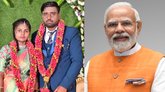 ಚಿಕ್ಕಬಳ್ಳಾಪುರದ ನವದಂಪತಿಗೆ ಶುಭ ಹಾರೈಸಿದ ಪ್ರಧಾನಿ ಮೋದಿ