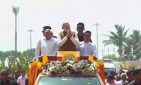 ಸೋಮನಾಥ ಅಮೃತ ಮಹೋತ್ಸವದಲ್ಲಿ ಪ್ರಧಾನಿ ಮೋದಿ ರೋಡ್ ಶೋ