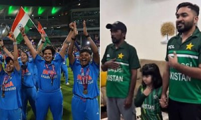 ವಿಶ್ವಕಪ್ ಫೈನಲ್ ವೇಳೆ ಭಾರತದ ರಾಷ್ಟ್ರಗೀತೆ ಹಾಡಿದ ಪಾಕ್‌ ಅಭಿಮಾನಿ!