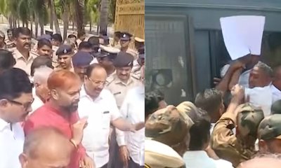 ವಚನಾನಂದ ಸ್ವಾಮೀಜಿ ಉಚ್ಚಾಟನೆ ಖಂಡಿಸಿ ಭಕ್ತರ ಪ್ರತಿಭಟನೆ