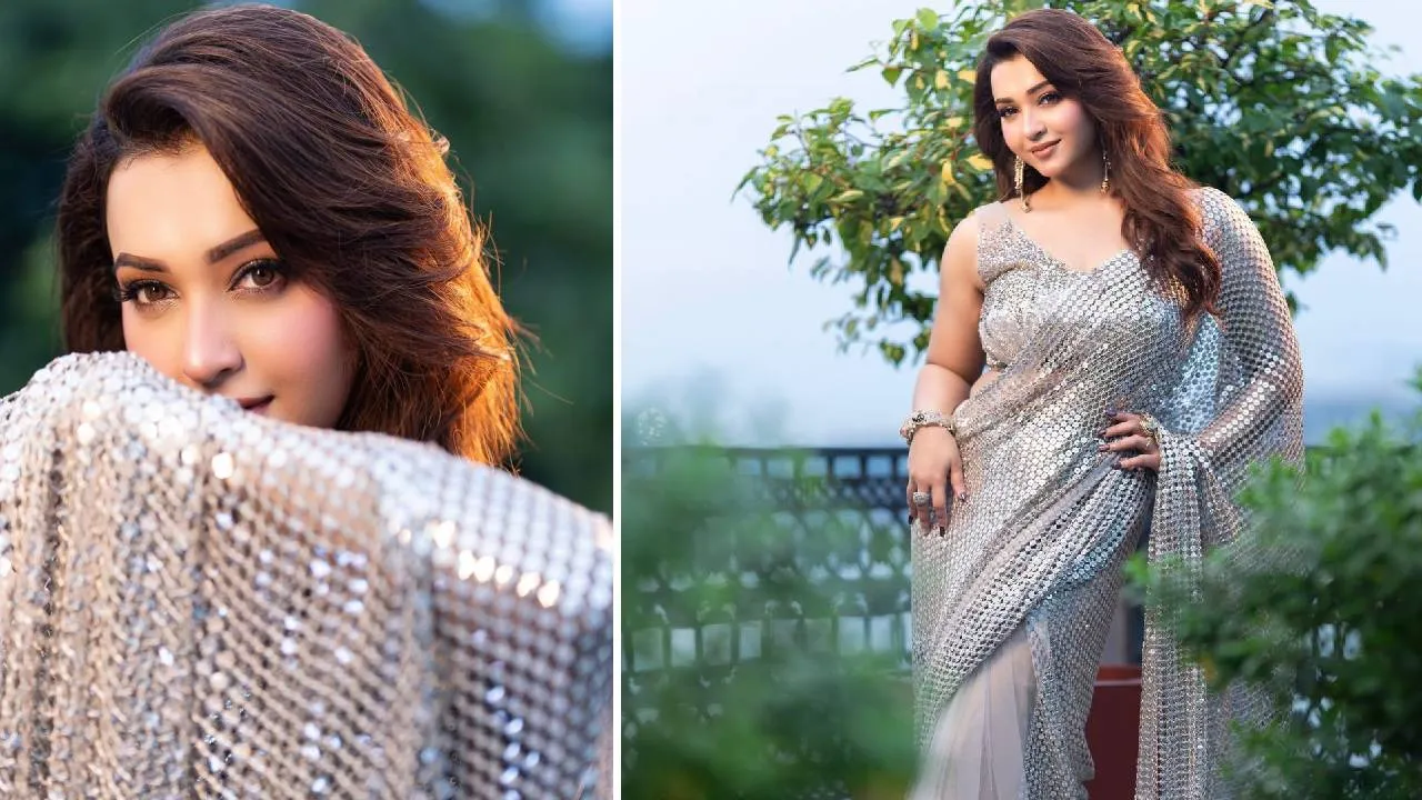 Party wear Saree Fashion 2026: ಸೆಲೆಬ್ರೆಟಿ ಲುಕ್‌ ನೀಡುವ ಸಿಲ್ವರ್‌ ನೆಟ್‌ ಸಿಕ್ವೀನ್ಸ್ ಪಾರ್ಟಿವೇರ್‌ ಸೀರೆಗಳು - Image 1