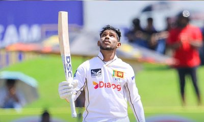 ಟೆಸ್ಟ್‌ ಕ್ರಿಕೆಟ್‌ನಲ್ಲಿ 1000  ರನ್‌ ಪೂರ್ಣಗೊಳಿಸಿದ ಪಥುಮ್‌ ನಿಸಾಂಕ!