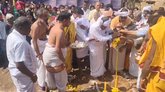 ಗುಜ್ಜನಡು ವೀರಾಂಜನೇಯ ಸ್ವಾಮಿ ದೇವಸ್ಥಾನ ನಿರ್ಮಾಣಕ್ಕೆ ನೆರವೇರಿದ ಭೂಮಿ ಪೂಜೆ