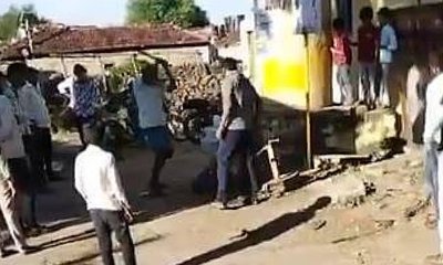 ವ್ಯಕ್ತಿಯನ್ನು ಕಂಬಕ್ಕೆ ಕಟ್ಟಿ ಹೊಡೆದು ಕೊಂದ ಜನ!