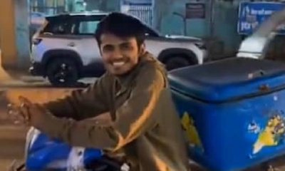 ಡೆಲಿವರಿ ಬಾಯ್ ಸಹಪಾಠಿಯನ್ನು ಟೀಕಿಸಿದ ಯುವತಿ