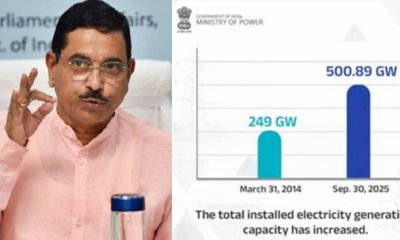 ನವೀಕರಿಸಬಹುದಾದ ಇಂಧನದಲ್ಲಿ ಭಾರತ ಹೊಸ ಮೈಲಿಗಲ್ಲು