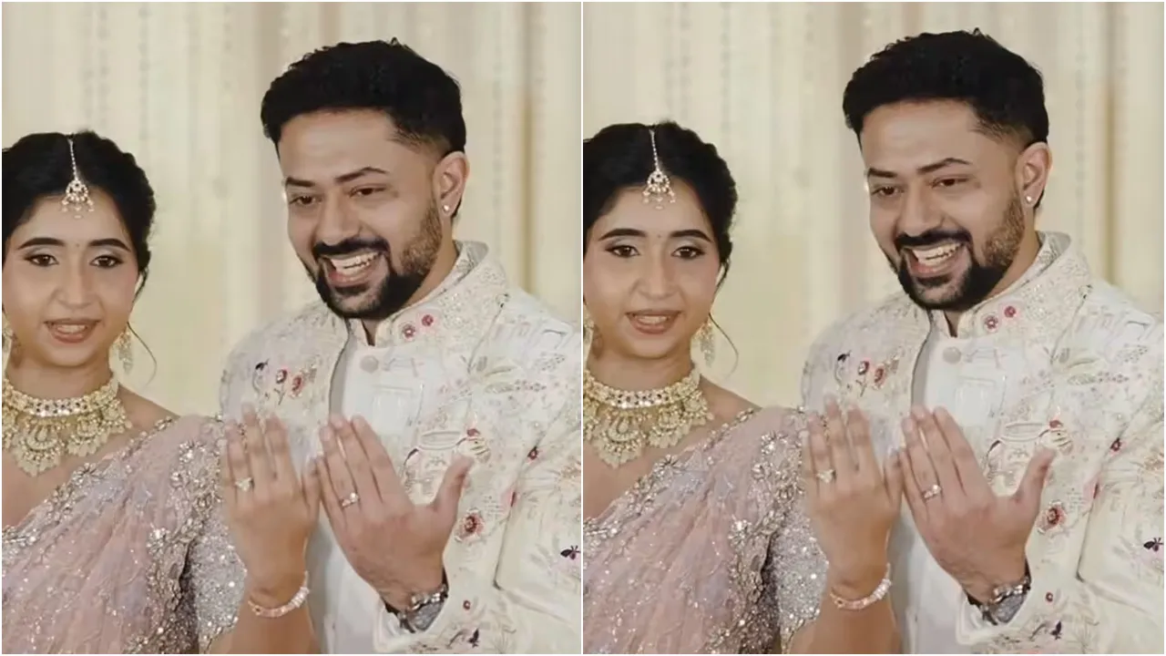 Photos: ಎಂಗೇಜ್‌ ಆದ ನಟ ದೇವರಾಜ್‌ ಪುತ್ರ ಪ್ರಣಾಮ್‌; ನಮಿತಾ ಜೊತೆ ಅದ್ದೂರಿಯಾಗಿ ನಡೆದ ನಿಶ್ಚಿತಾರ್ಥ ಸಮಾರಂಭ - Image 1